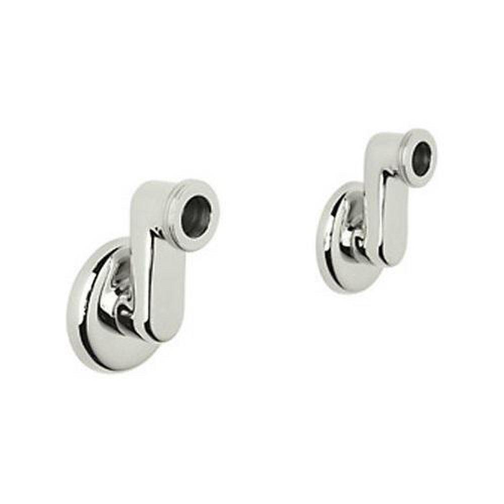 ROHL&reg; Polished Nickel Cisal Set of Eccentric Wall Unions 