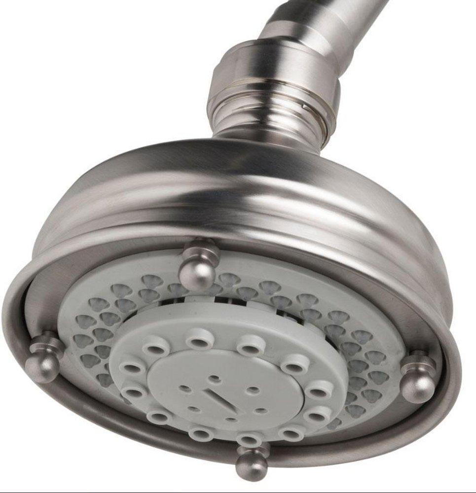 ROHL&reg; Inca Brass Multi Function Champagne, Classic and Massage Showerhead 