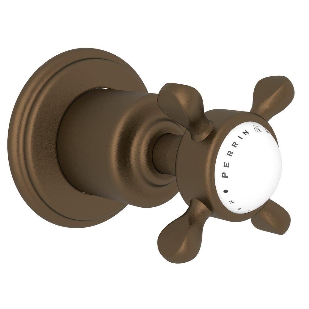 Perrin & Rowe&reg; English Bronze Single Handle Bathtub & Shower Faucet (Trim Only) 