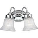 Progress Lighting Polished Chrome 100W 2-Light Medium Base Bath Bracket 