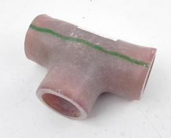 6 in. Flanged 275F Press Molded Fiberglass Tee
