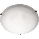 Maxim Lighting&reg; Oil Rubbed Bronze 12-1/2 in. 2-Light Flushmount with Marble Glass Shade 