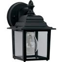 Maxim Lighting&reg; Black 8-1/2 x 5-1/2 in. 60W 1-Light Outdoor Wall Lantern 