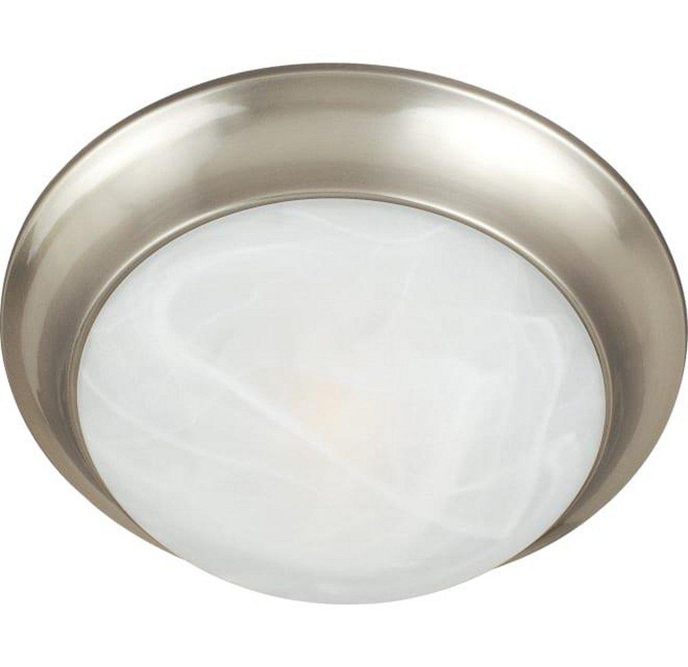 Maxim Lighting&reg; Satin Nickel 60W 3-Light Incandescent Ceiling Light Fixture with Marble Glass 