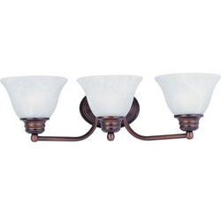 6 x 8 in. 100 W 3-Light Medium Bracket in Oil Rubbed Bronze