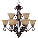 9-Light Chandelier in Oil Rubbed Bronze