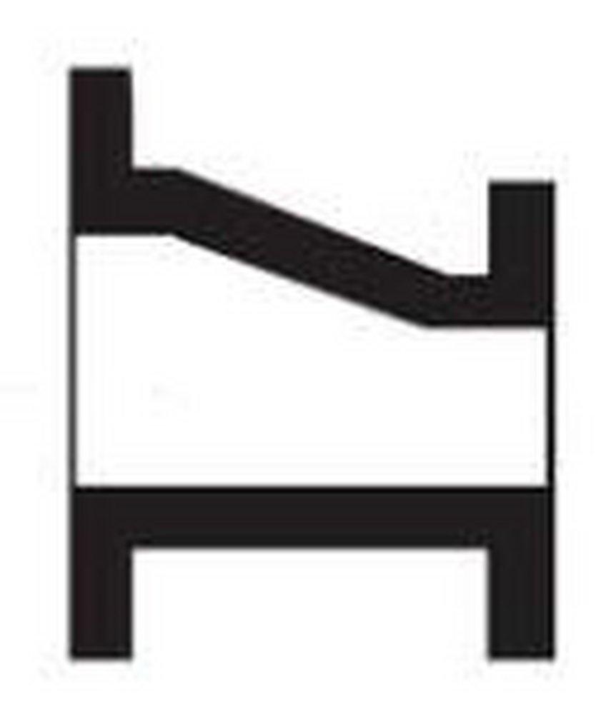 16 X 10 Ductile Iron 125# Flange P-401 Eccentric Reducer image number 0