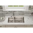 Elkay Lustrous Satin 35-1/4 x 20-1/2 in. No Hole Stainless Steel Double Bowl Undermount Kitchen Sink 