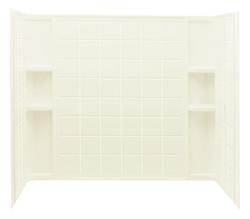 60 x 33-1/4 in. Tub and Shower in Biscuit
