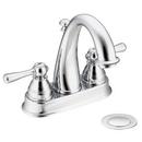 Moen Chrome Two Handle Centerset Bathroom Sink Faucet 