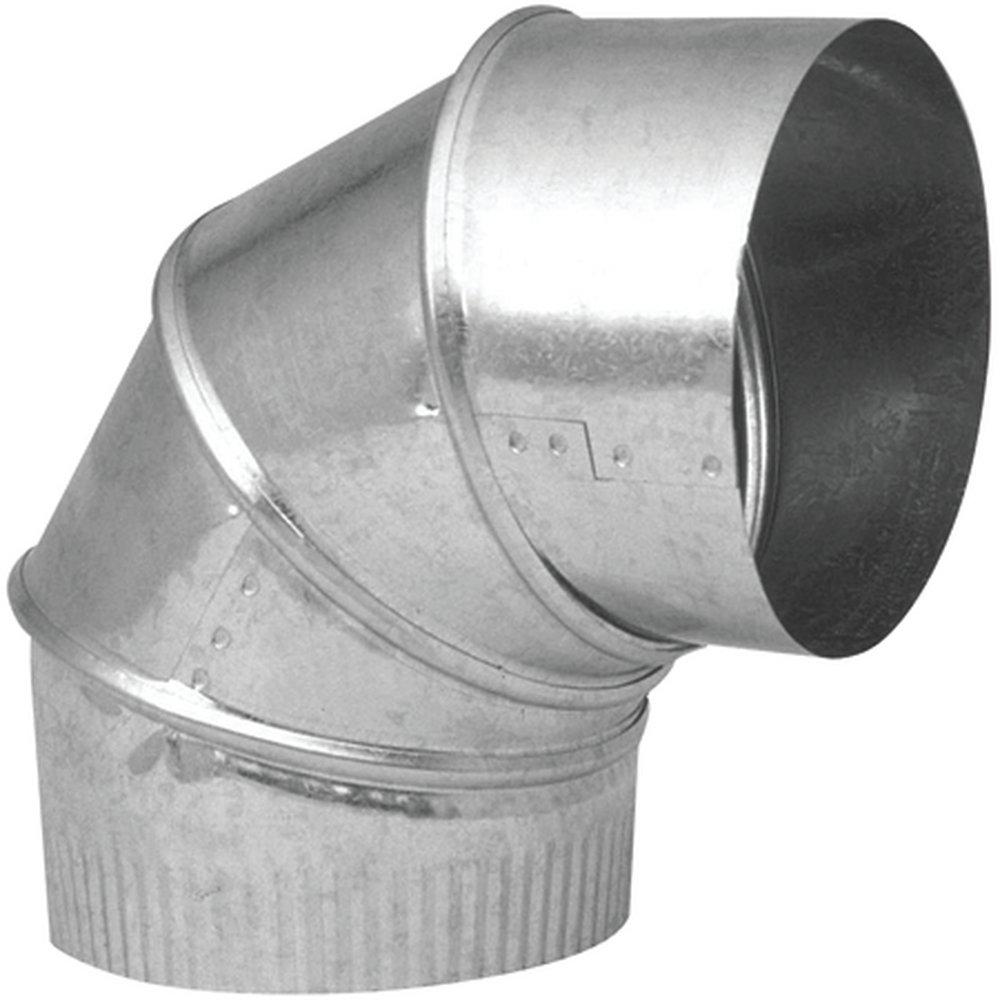 Northwest Metal Products 24 ga Galvanized 90 Degree Elbow 