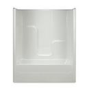 60 in. x 32-3/4 in. Tub & Shower Unit in White with Right Drain