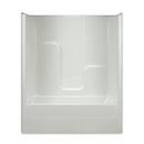 Aquarius Industries White 60 x 32 in. Fiberglass Reinforced Plastic Tub and Shower in White 
