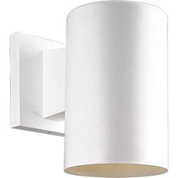 1 Light 75W Par-30/Br-30 Outdoor Cylinder Wall Light White