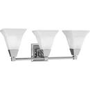 23 in. 100W 3-Light Vanity Fixture in Polished Chrome