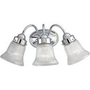 Progress Lighting Polished Chrome 16-1/8 in. 100W 3-Light Vanity Fixture 