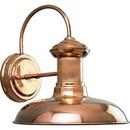 75 W 1-Light Medium Wall Lantern in Copper