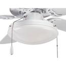 40 W 2-Light Medium Outdoor Fan Light Kit in White