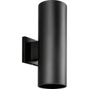 Progress Lighting Black 14 x 7-1/4 in. 75W 2-Light Outdoor Wall Lantern 