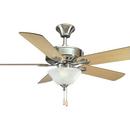 Progress Lighting Brushed Nickel 70W 5-Blade Ceiling Fan 