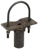 Eaton B-Line Series Plain Adjustable Pipe Saddle Support in Black 