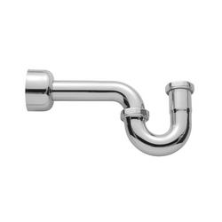 1-1/2 in. Brass P-Trap in Polished Chrome