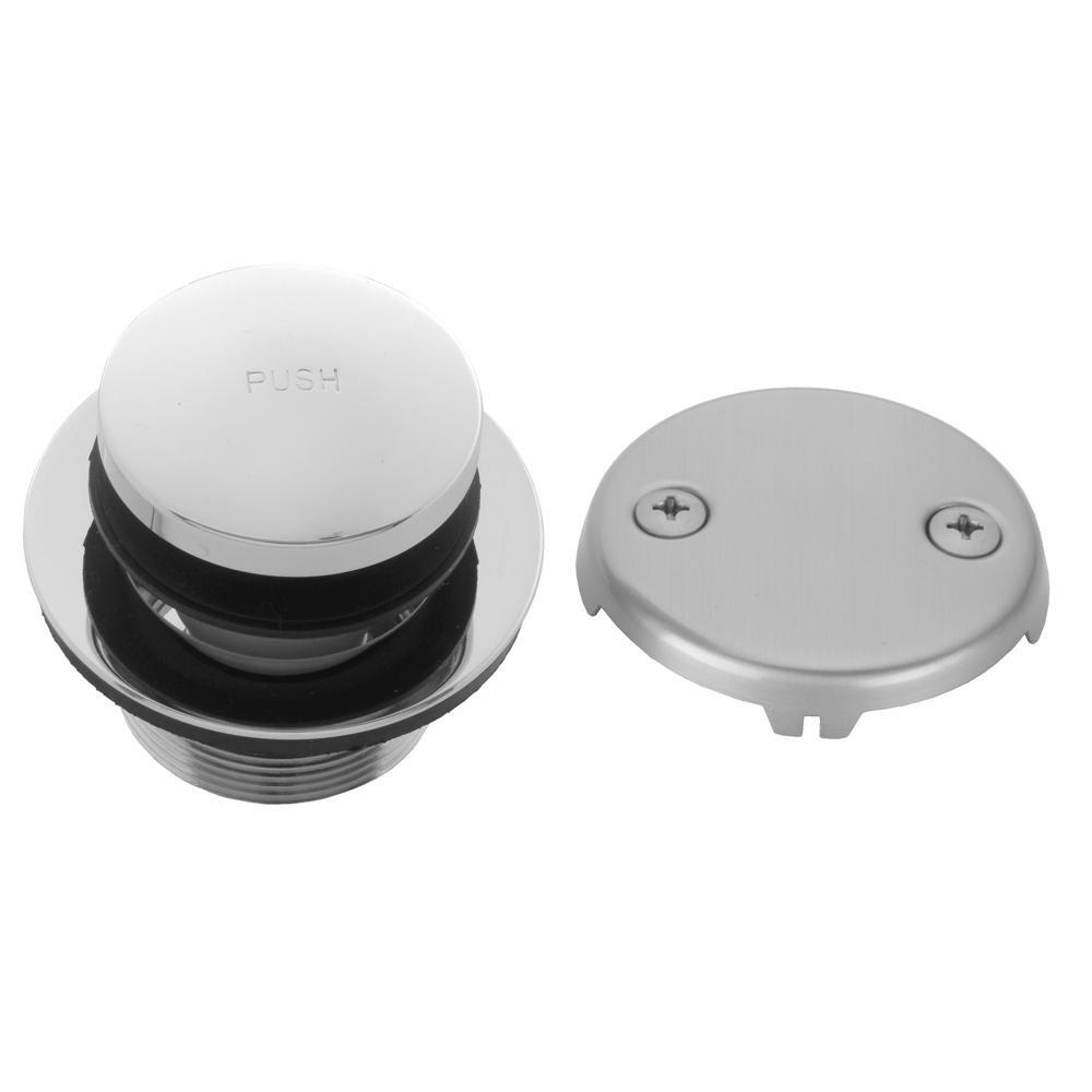 Jaclo Industries Oil Rubbed Bronze Toe Control Strainer W/FACPLT Oil Rubbed Bronze 