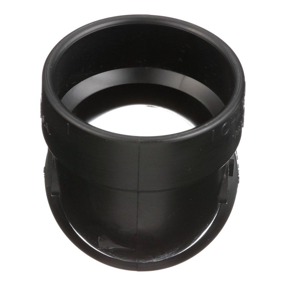 Black ABS DWV 60&deg; Elbow 