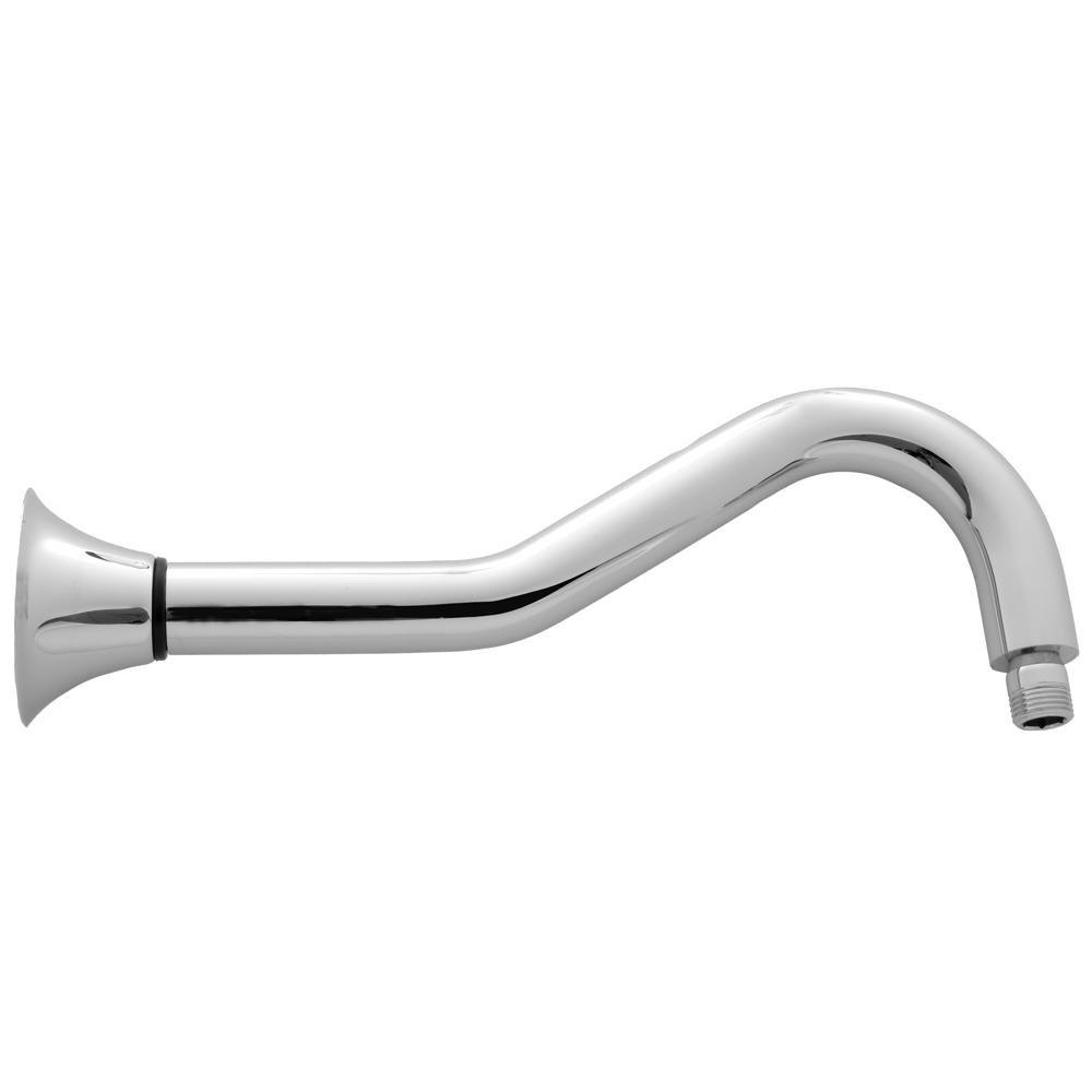 Jaclo Industries Satin Chrome Brass SWAN NECK SHAPED Shower ARM 