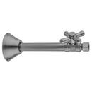 Jaclo Industries Polished Chrome 1/2 in. Sweat x OD Tube Cross Handle Straight Supply Stop Valve 