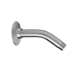 6 x 1/2 in. Brass 45 Degree Showerarm with Standard Escutcheon for Polished Nickel