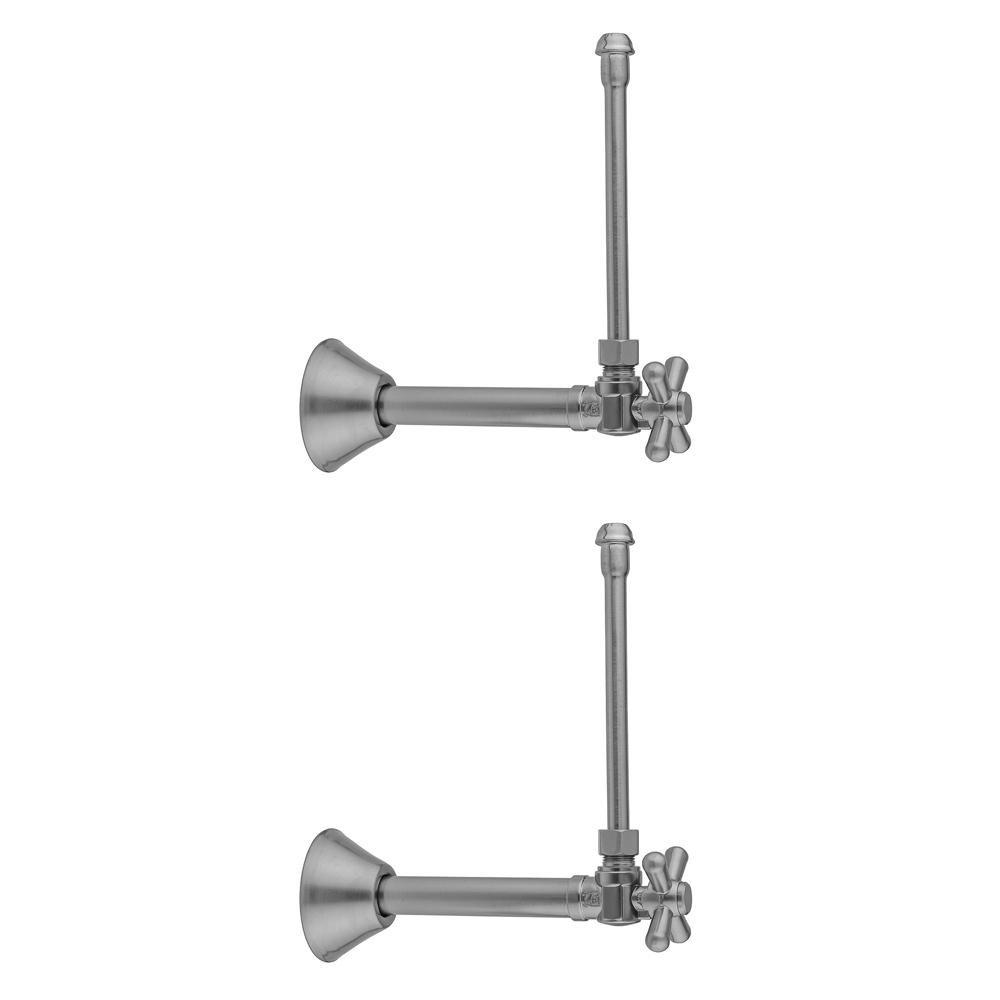 Jaclo Industries Satin Nickel Sink 1/2 in x 3/8 in. x 20 in. Supply Kit 