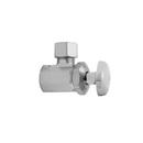Jaclo Industries Satin Nickel 3/8 in. Threaded x OD Tube Oval Angle Supply Stop Valve 