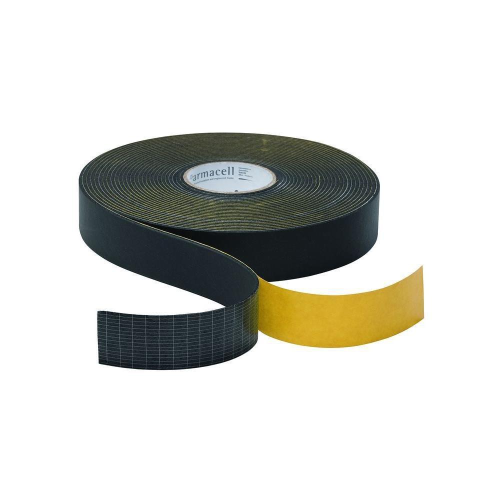 Nomaco Insulation Black 2 x 1/8 in. Elastomeric Insulation Tape 