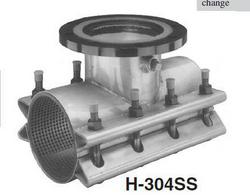 12 x 12 x 6 in. Mechanical Joint 304L Stainless Steel Tapping Sleeve with Flange