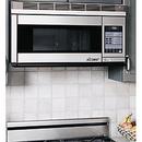 1.1 cu. ft. 850 W Convertible Over-the-Range Microwave in Silver Stainless Steel