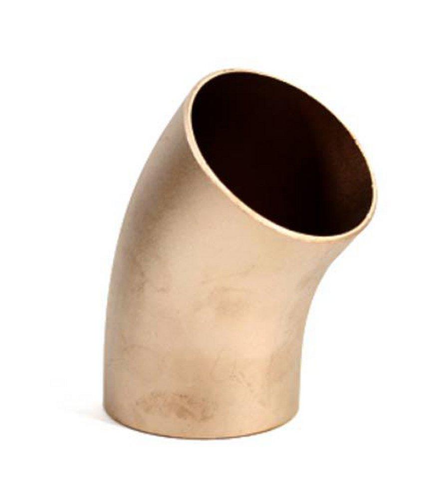 Buttweld 200# Long Radius Copper Nickel 45 Degree Conduit Elbow 