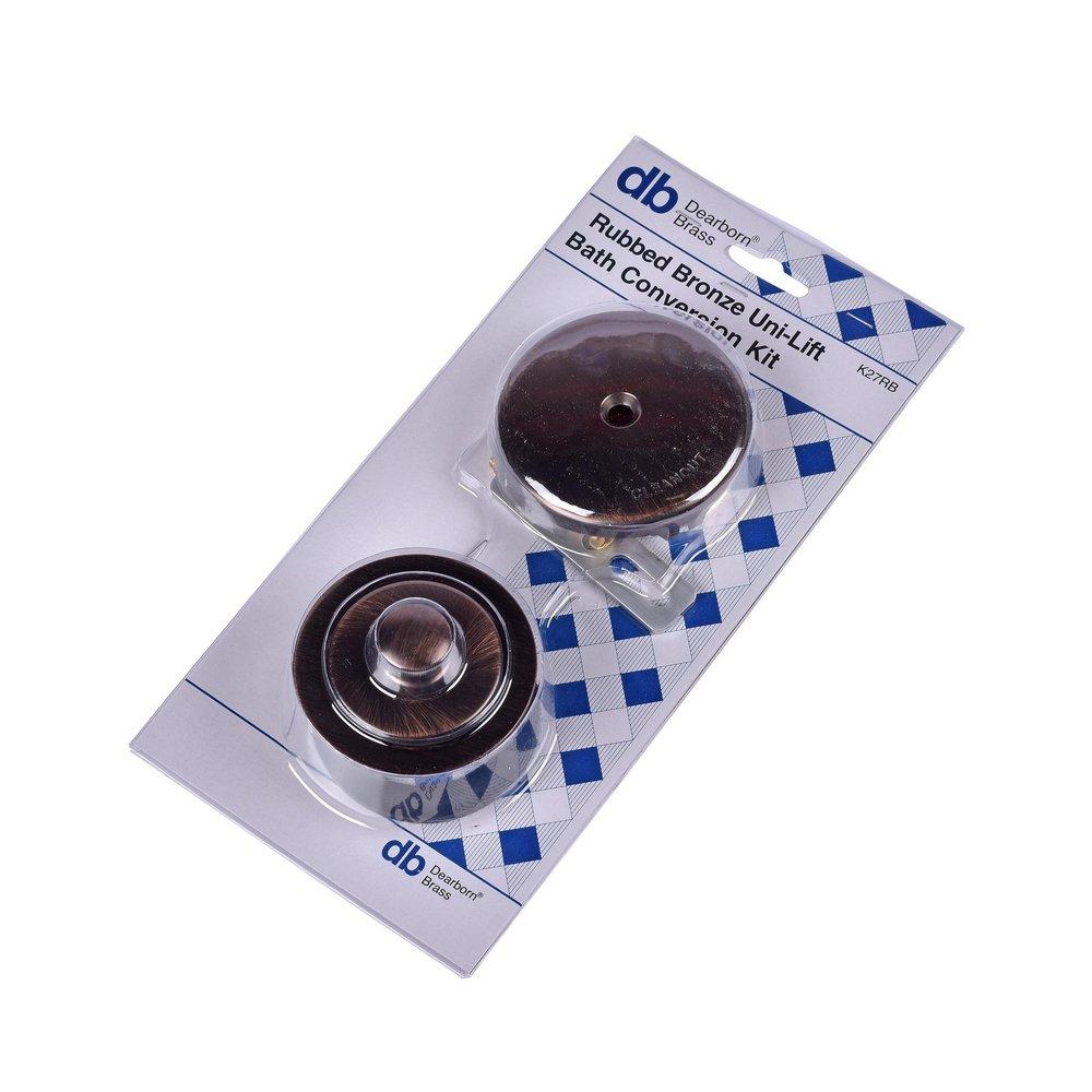 Dearborn Rubbed Bronze Plastic Lift & Turn Drain 