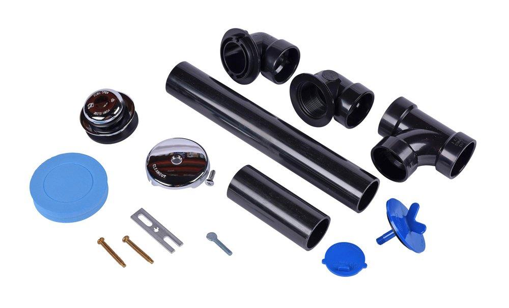 Dearborn Chrome Plastic Toe-Tap Drain 