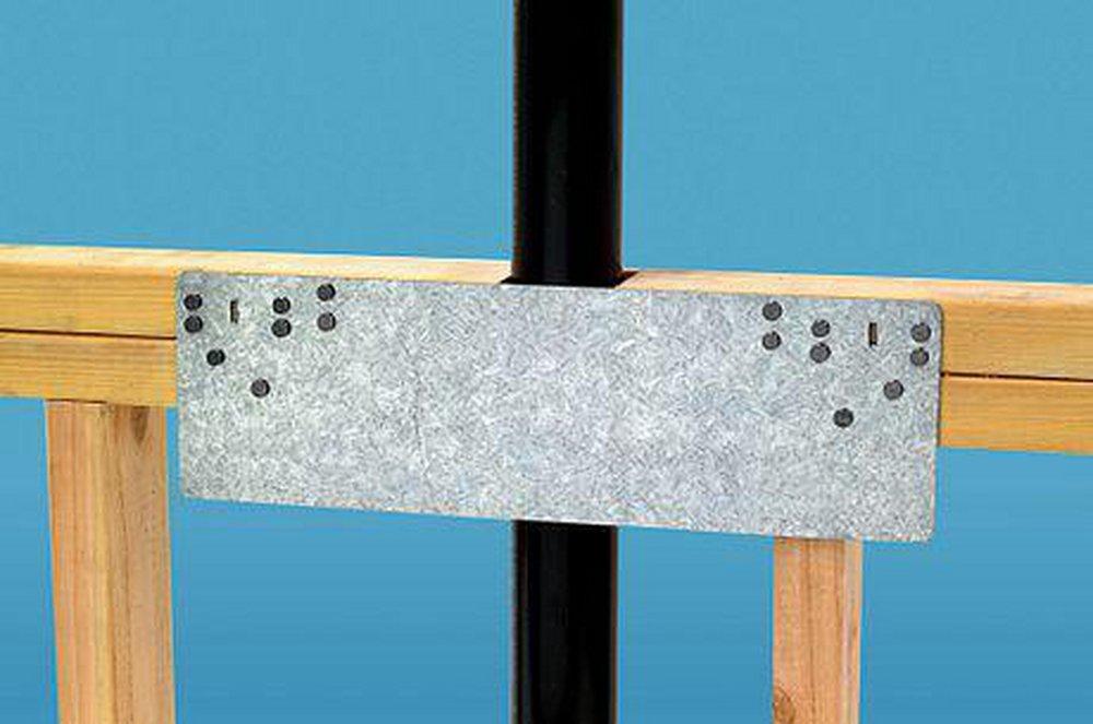Simpson Strong-Tie 8 x 5 in. Steel Stud Nail Plate 