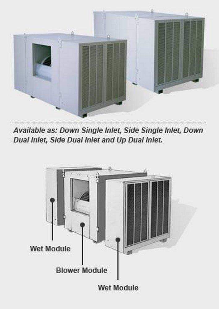 Phoenix Manufacturing Grey 66 x 51-5/8 in. Evaporative Cooler 