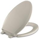 KOHLER Sandbar Elongated Closed Front Quiet-Close Toilet Seat 