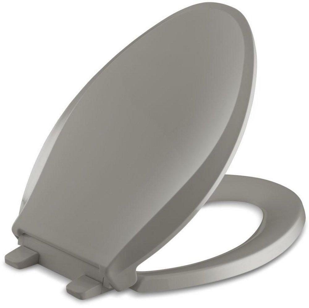 KOHLER Cashmere Elongated Closed Front Quiet-Close Toilet Seat 