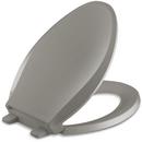 Elongated Closed Front Quiet-Close Toilet Seat in Cashmere