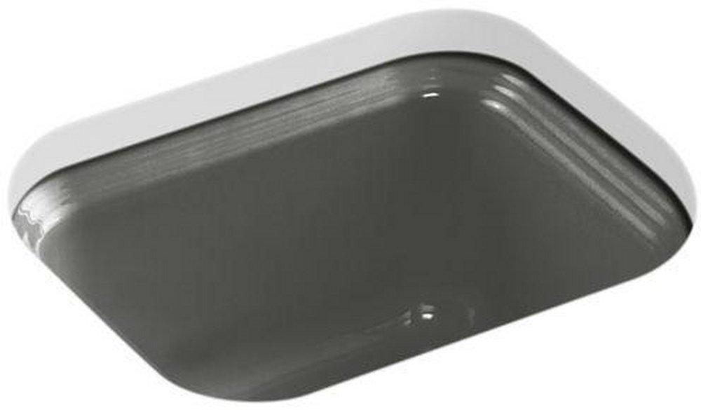 KOHLER Thunder&trade; Grey 15 x 12-3/8 in. Undermount Cast Iron Bar Sink 