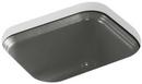 KOHLER Thunder&trade; Grey 15 x 12-3/8 in. Undermount Cast Iron Bar Sink 