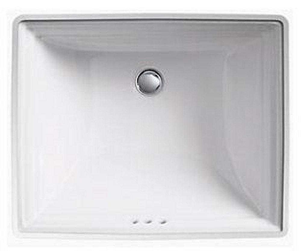 KOHLER White Undermount Bathroom Sink 