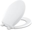 KOHLER White Round Closed Front Quiet-Close Toilet Seat Front Quiet-Close 