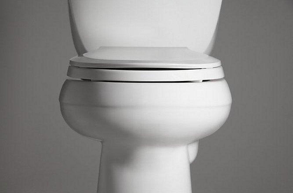 KOHLER Biscuit Round Closed Front Quiet-Close Toilet Seat Front Quiet-Close 