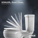 KOHLER Biscuit Round Closed Front Quiet-Close Toilet Seat Front Quiet-Close 